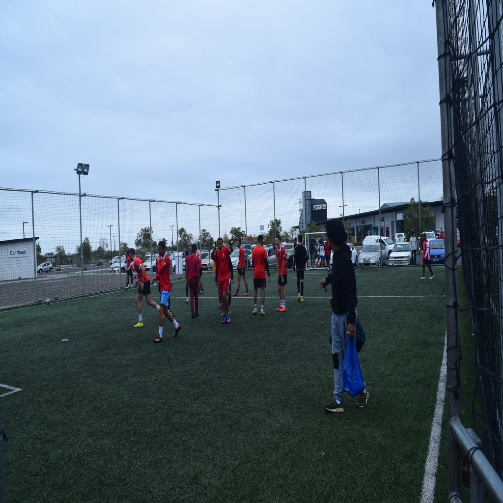 Picture of team before kick-off