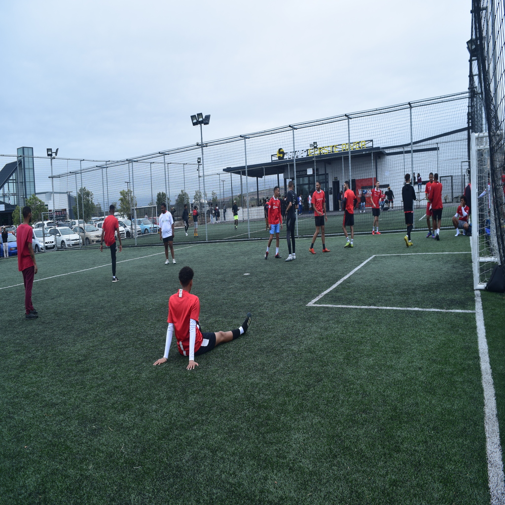 Picture of team before kick-off