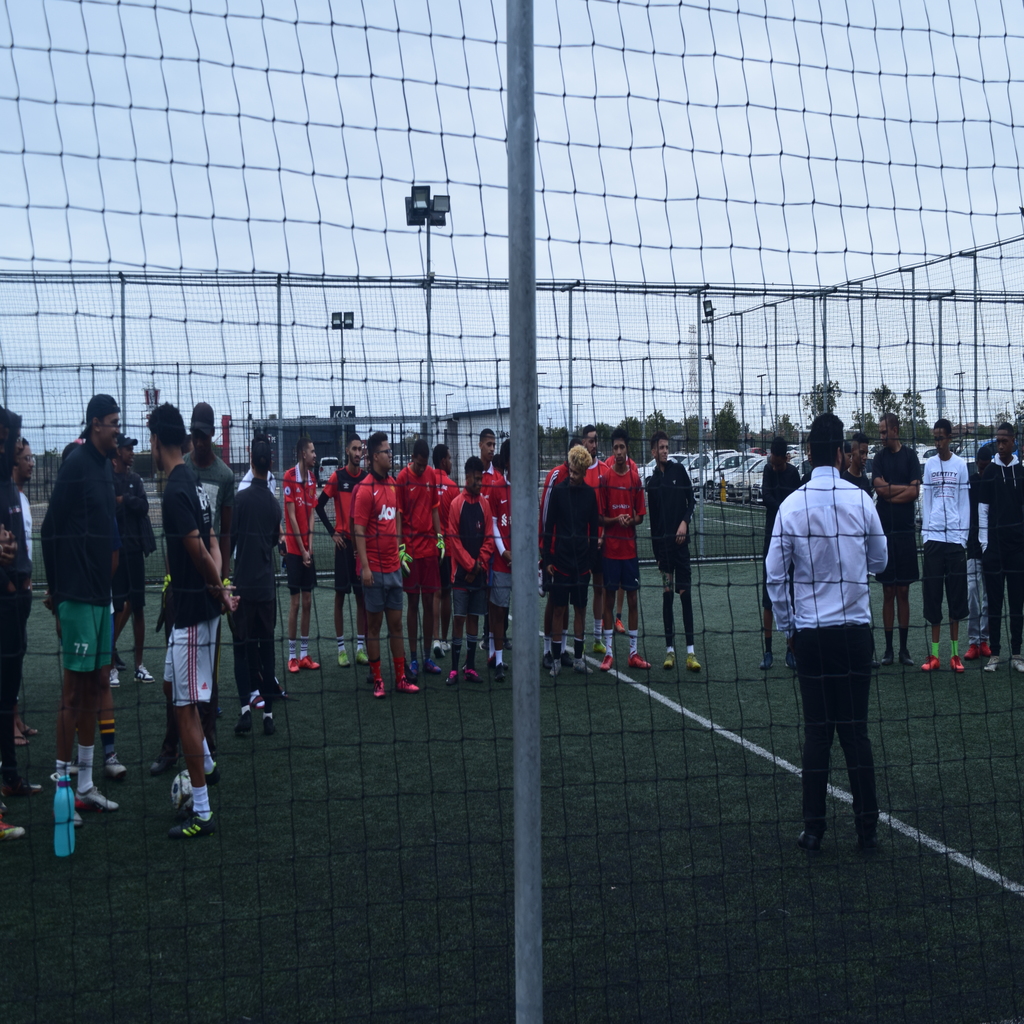 Picture of team before kick-off