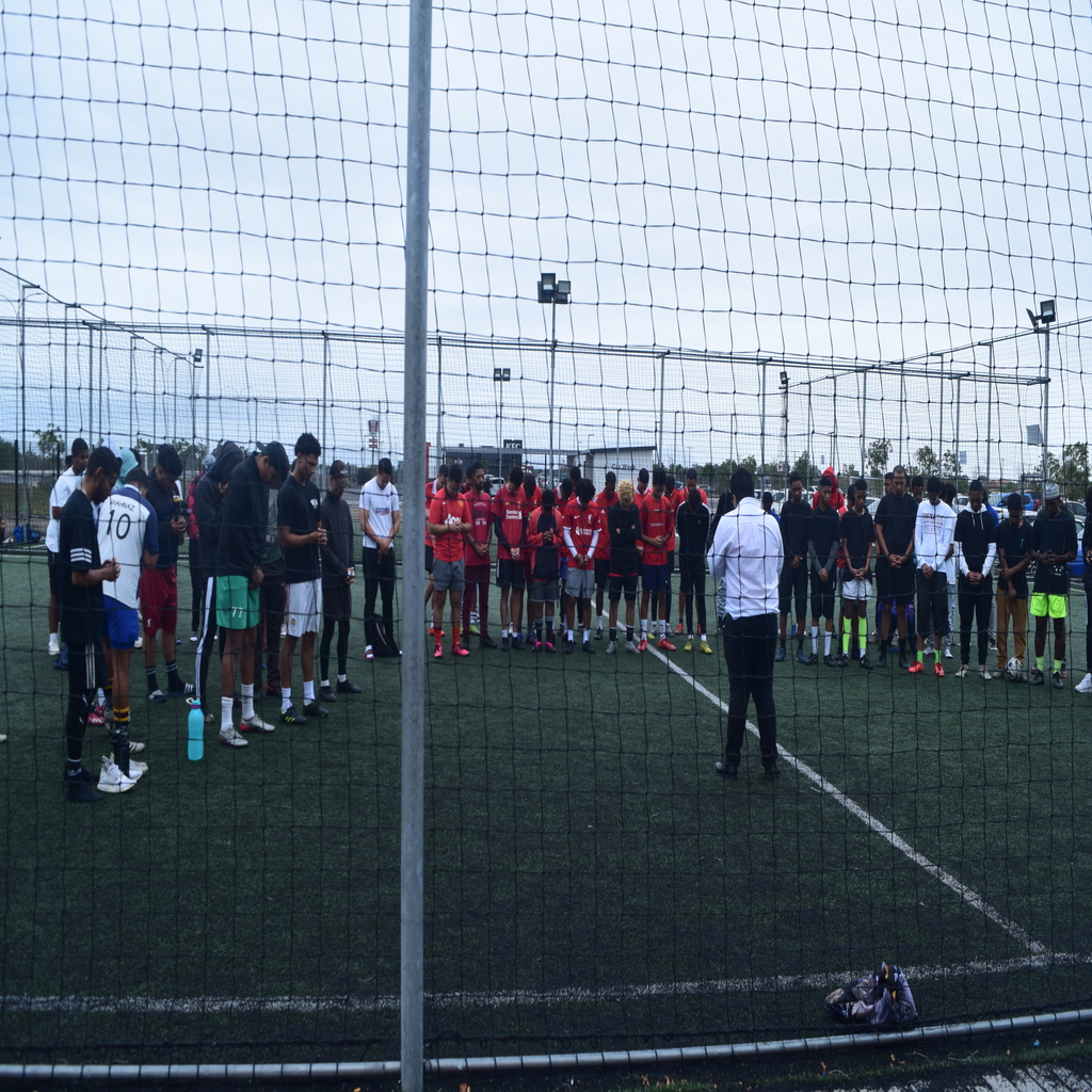 Picture of team before kick-off
